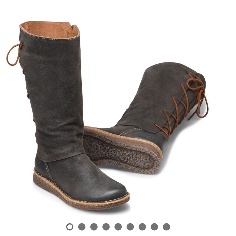 Born Sable Boot Chocolate Brown Size 7